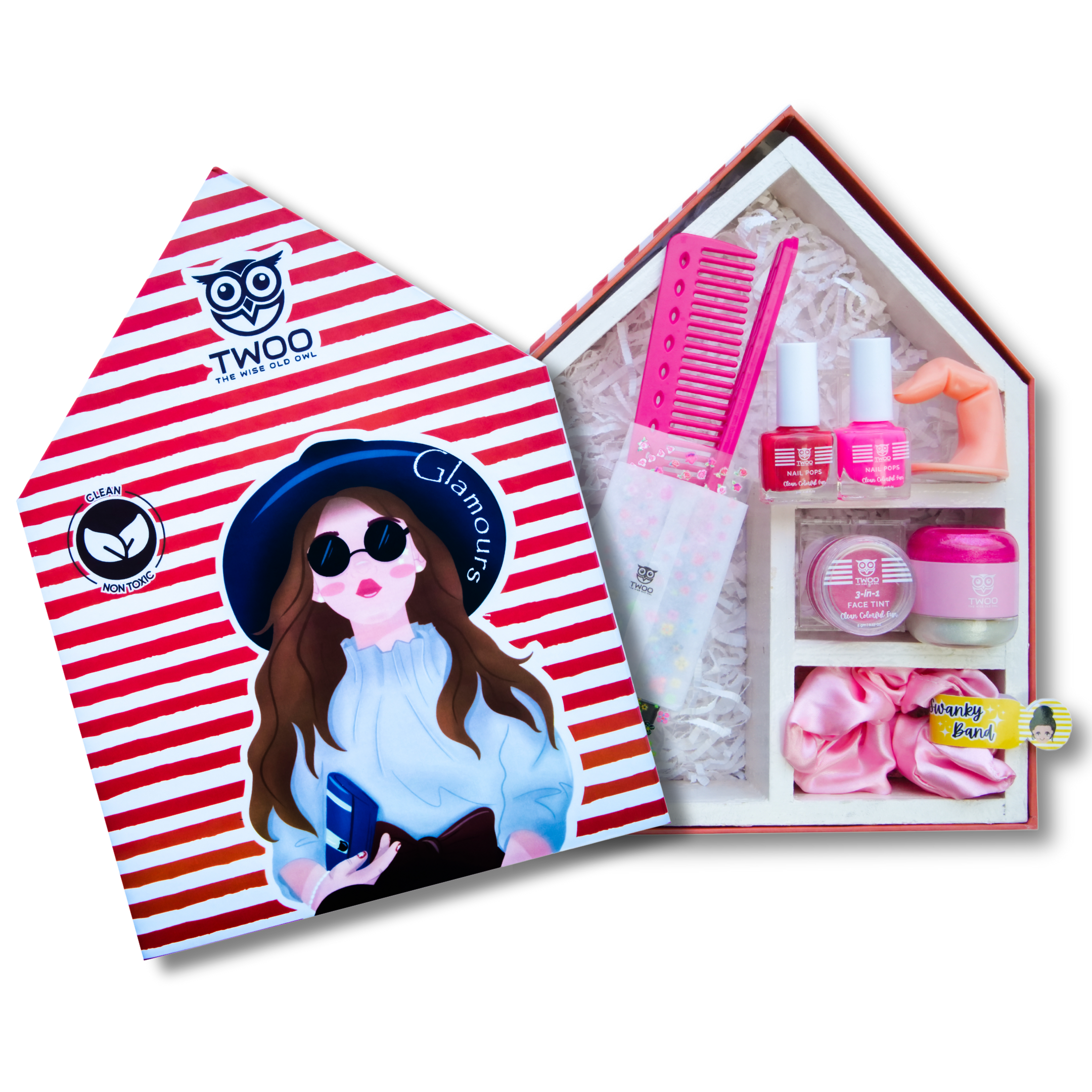 TWOO 8 in 1 Wise Box Beauty Kit for Girls: The Glamorous Wise Box