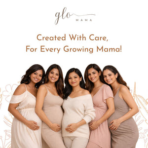 GLO Mama Baby Shower Gift Hamper - Pregnancy Care Kit - Gift Box for Mom