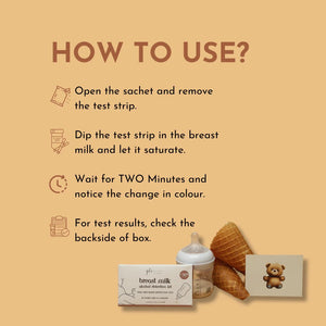 GLO Mama Breast Milk Alcohol Detection Kit - Postpartum Accessories