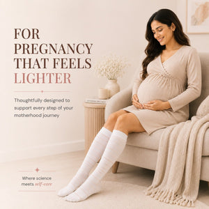 GLO Mama Pregnancy Compression Stockings | The Mom Store - Stripe Compression Stockings