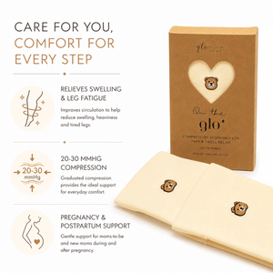 GLO Mama Pregnancy Compression Stockings | The Mom Store - Stripe Compression Stockings