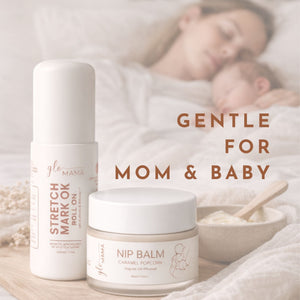 GLO Mama Stretch Mark & Nip Care Combo - Pregnancy Safe | The Mom Store - Skin Care