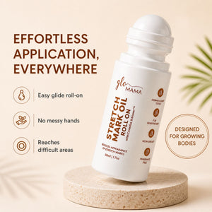 Glo Mama Stretch Mark Roll-On Oil with Centella & Striover - Skin Care