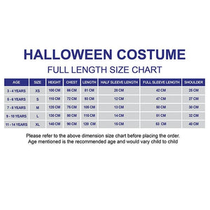 Glow in Dark Spooky Skeleton ,Kids Halloween Costume Fancy Dress Up - 7 - 8 Years Halloween