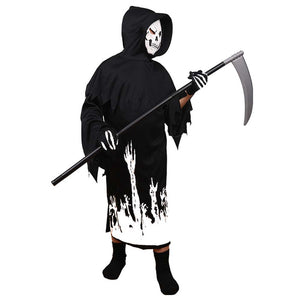 Glow in Dark Spooky Skeleton ,Kids Halloween Costume Fancy Dress Up - 7 - 8 Years Halloween