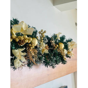 Gold Christmas Garland - Wreaths, Garlands & Mini Trees