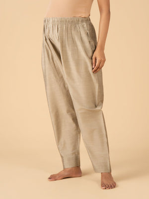 Gold Silk Maternity Pants - Gold Maternity Bottoms