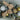Gold Swirl Snow Frosted & Ornament Fillers Bushy Christmas Centre table Garland for Christmas Décor, 2 feet - Christmas