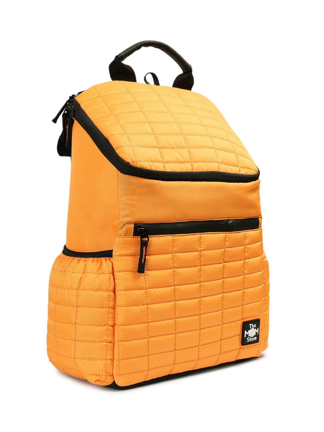 The Mom Store - Diaper Bags - Golden Glow Quilted Diaper Bag - DBG - BR - GLGQL