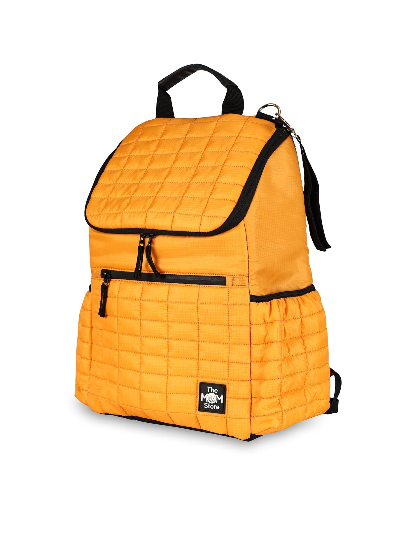 The Mom Store - Diaper Bags - Golden Glow Quilted Diaper Bag - DBG - BR - GLGQL