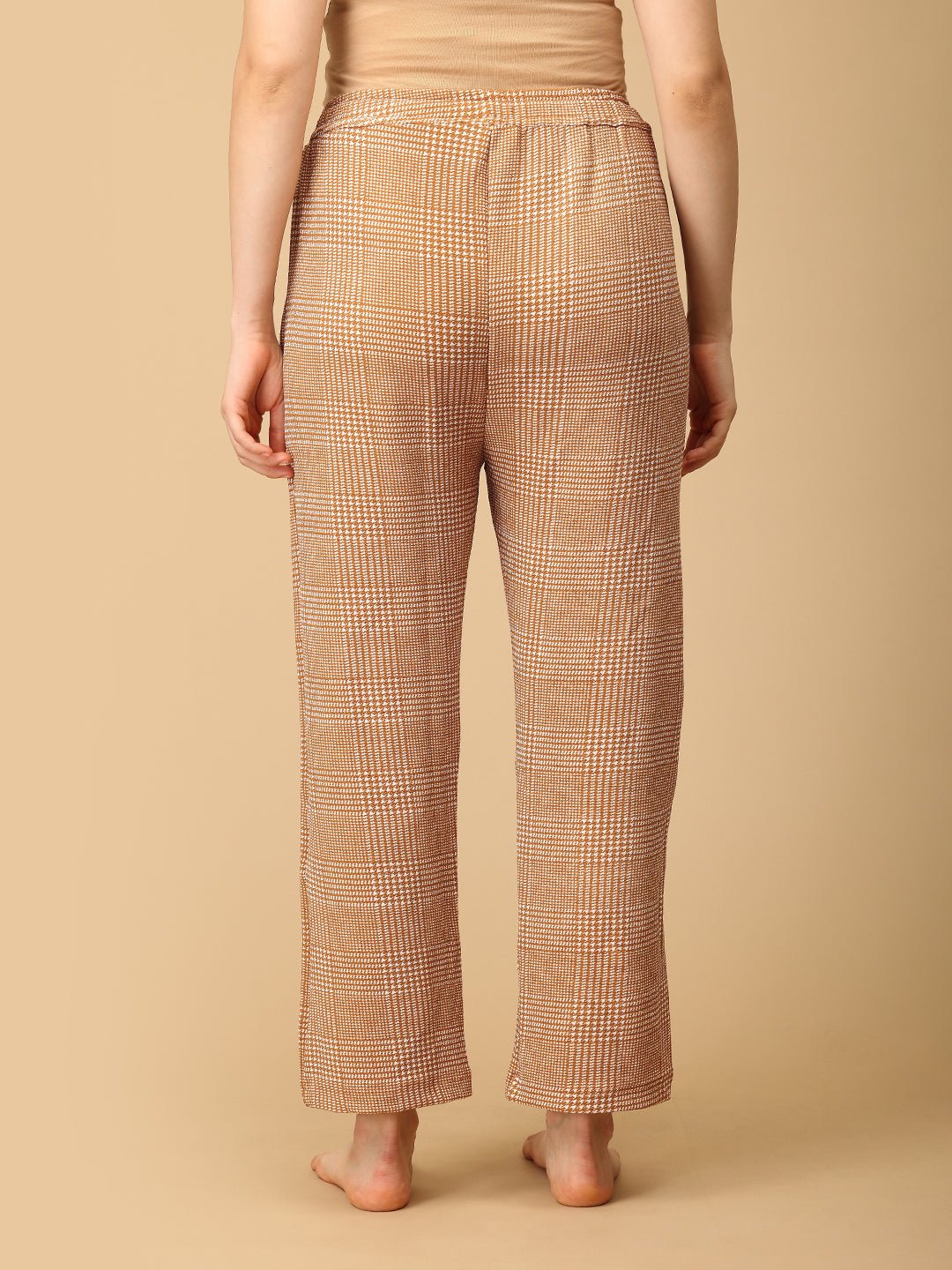 Golden Grid Maternity And Nursing Hoodie Pajama Loungewear Set - NW - SD - GLGRD - M