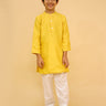 Golden Hour Boys Silk Kurta Pajama Set - KES - RA - GLDHB - 0 - 6
