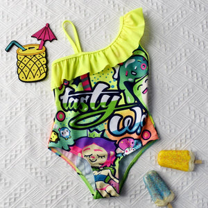 Graffiti Glam Girls Swimsuit - KSW-SG-GFTG-2-4