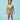 Graffiti Glam Girls Swimsuit - 2 - 4 Years Kids Swimwear