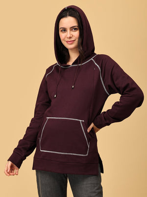 Grape to Meet You maternity and Nursing Hoodie Sweatshirt - MNSWT - SD - GRTM - S