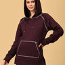 Grape to Meet You maternity and Nursing Hoodie Sweatshirt - MNSWT - SD - GRTM - S