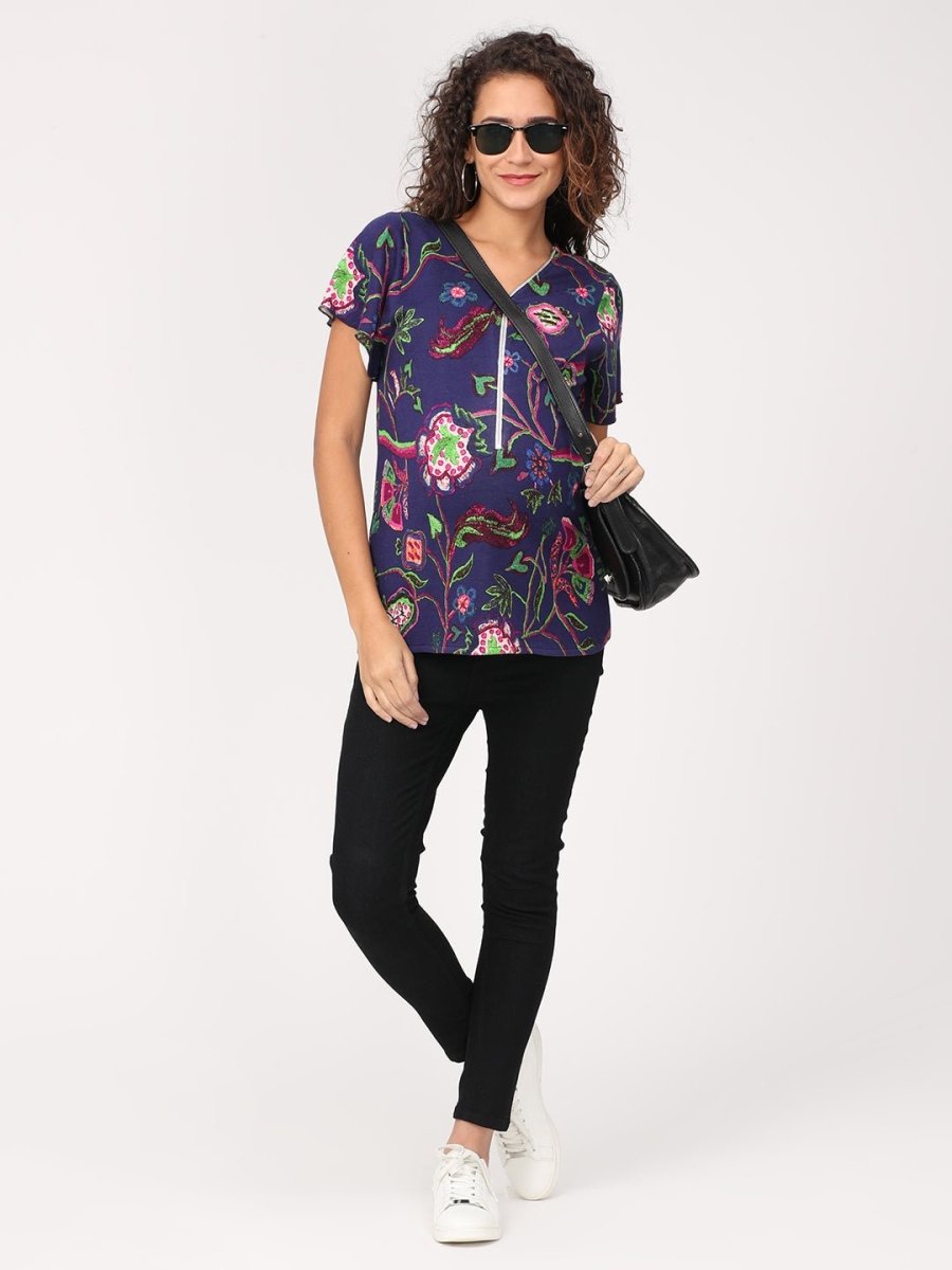 Grape Vine Maternity and Nursing Top