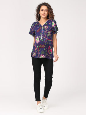 Grape Vine Maternity and Nursing Top