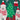 Green 2 Christmas Bears Knitted Christmas cardigan Sweater for Kids - 3 - 4 Years Winter Wear