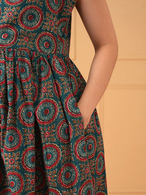 Green Era Maternity And Nursing Sleeveless Dress - S Maternity Casual Dress