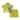 Green French Fries Themed 2 Pcs Shorts Set For Toddlers And Kids - 2 - 3 Years Kids Clothing