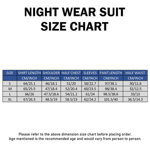 Green Gingerman Christmas Printed Nightsuit Set for Adults, Unisex - S Christmas