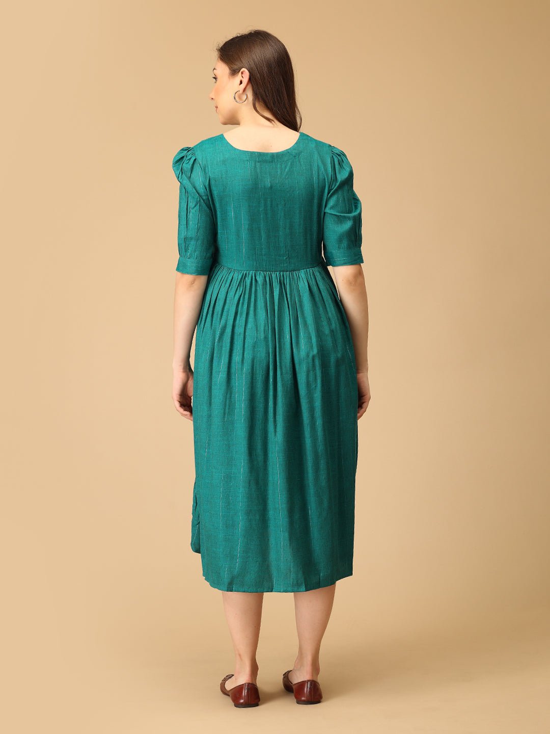 Green It Girl Maternity and Nursing Dress - DRS - SK - GRNIG - S