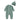 Green Knitted Pattern Full Sleeves Jumpsuit Romper with Cap for Tiny Toddlers - 6 - 12 Months Winter Wear