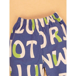 Green Monster print soft Cotton Kids Nightsuit - 3 - 4 Years Nightsuits