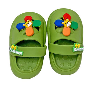Green Pinwheel Slip on Clogs, Summer/Monsoon all season Footwear for Toddlers & Kids - Little Surprise BoxGreen Pinwheel Slip on Clogs, Summer/Monsoon all season Footwear for Toddlers & Kids