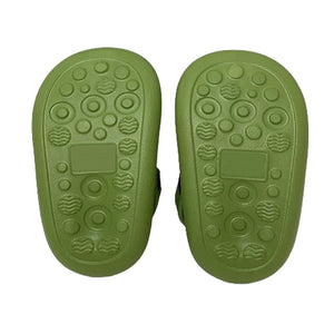 Green Pinwheel Slip on Clogs, Summer/Monsoon all season Footwear for Toddlers & Kids - Little Surprise BoxGreen Pinwheel Slip on Clogs, Summer/Monsoon all season Footwear for Toddlers & Kids