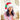 Green & Red Stripes Furry Velvet Christmas Party Hat - 