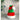 Green & Red Stripes Furry Velvet Christmas Party Hat - 