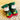 Green Santa Christmas Socks for infant, 0 - 12 months - 