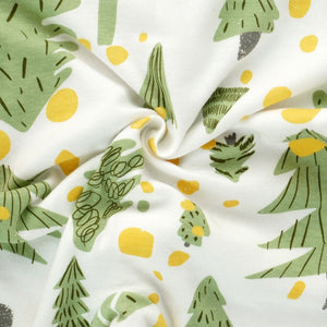 Green XMAS tree full sleeves jumpsuit style Romper, for Tiny Toddlers - 6 - 12 Months Kids Clothing