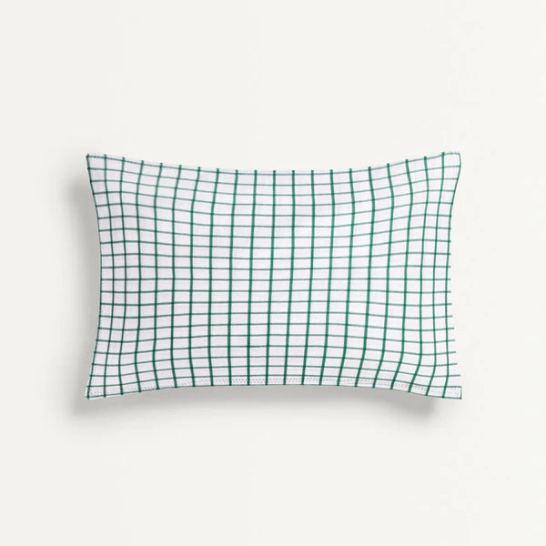 The Baby Atelier 100% Organic  Baby Pillow Cover without fillers Green Square