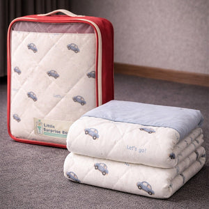 Grey Car Theme Soft Cotton Winter Wrapper with Hood for Newborn & Infants with Free storage Pouch - Bedding