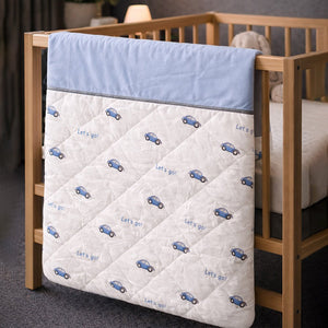 Grey Car Theme Soft Cotton Winter Wrapper with Hood for Newborn & Infants with Free storage Pouch - Bedding