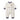 Grey Courage Puppy Varsity Style, Full Sleeves Jumpsuit Romper for Tiny Toddlers - 6 - 12 Months Kids Clothing