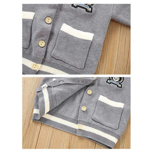 Grey Crest 2 pcs, Skirt and Top Winterwear for Girls. - 3 - 4 Years Kids Clothing
