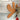 Grey & Red Deer on Snow Sledge christmas Home Décoration - 