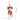 Grey & Red Deer on Snow Sledge christmas Home Décoration - 