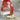 Grey & Red Deer on Snow Sledge christmas Home Décoration - 