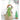 Grey Sitting Long Legs Reindeer with Ski Boards Christmas décor - Christmas