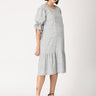 Grey Waffle Maternity Dress with Nursing - DRS-GRYWF-S