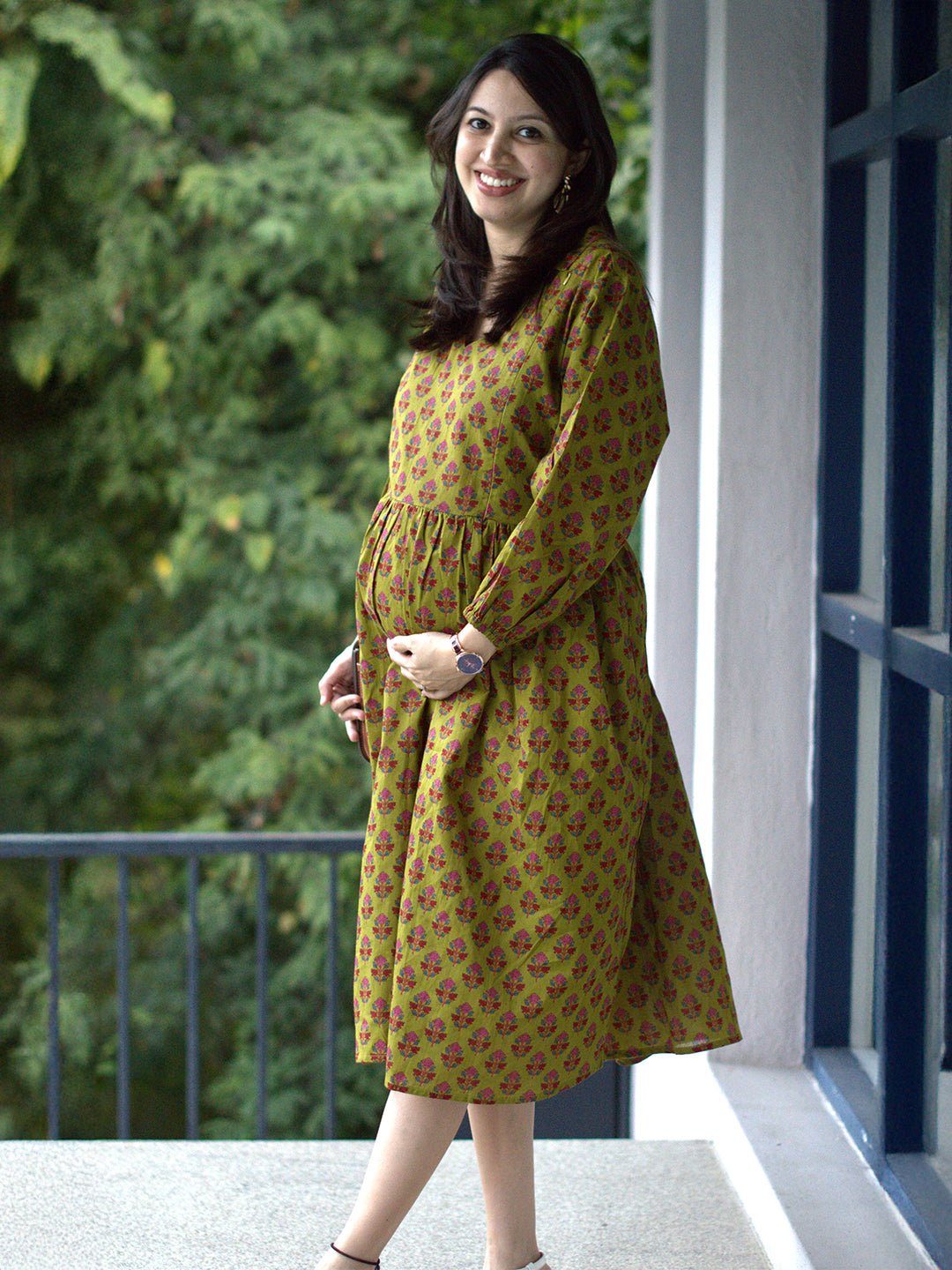 Grin & Green It Maternity and Nursing Dress - S Maternity Casual Dress