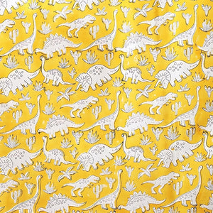 Gudgoodie 100% Cotton Canvas Curtains - Dinosaur Pals - FSCT010W13