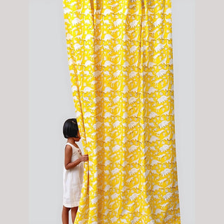 Gudgoodie 100% Cotton Canvas Curtains - Dinosaur Pals - FSCT010W13
