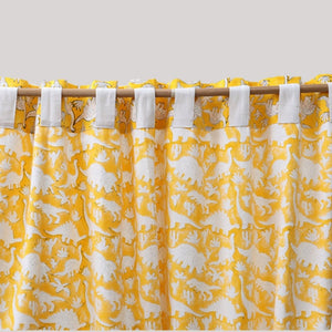 Gudgoodie 100% Cotton Canvas Curtains - Dinosaur Pals - FSCT010W13