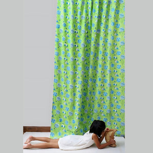 Gudgoodie 100% Cotton Canvas Curtains - Galactic Adventure - FSCT035W13